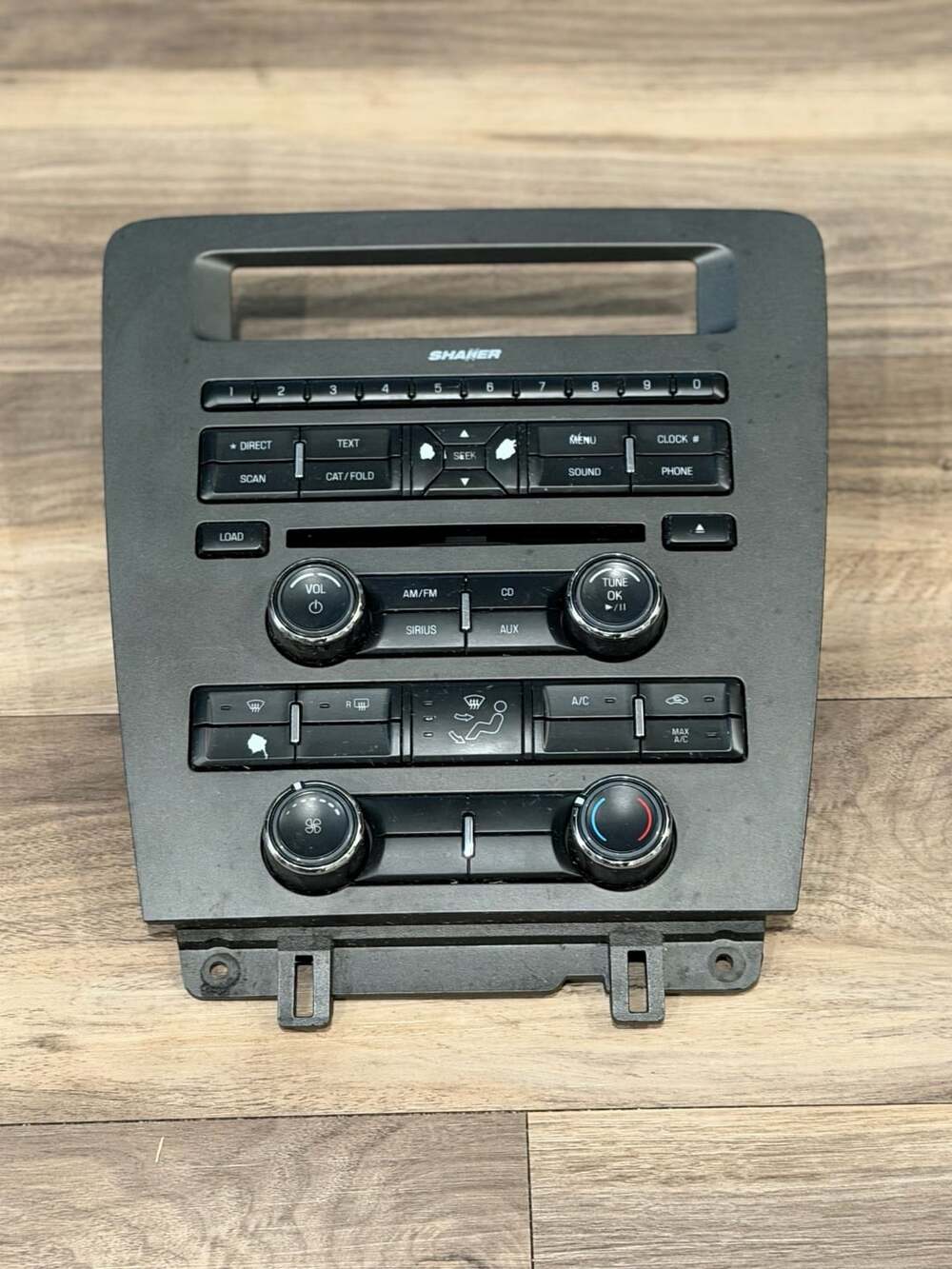 2011 Ford Mustang Shaker Radio Audio Climate Control Panel Bezel CR3T-18A802-JA